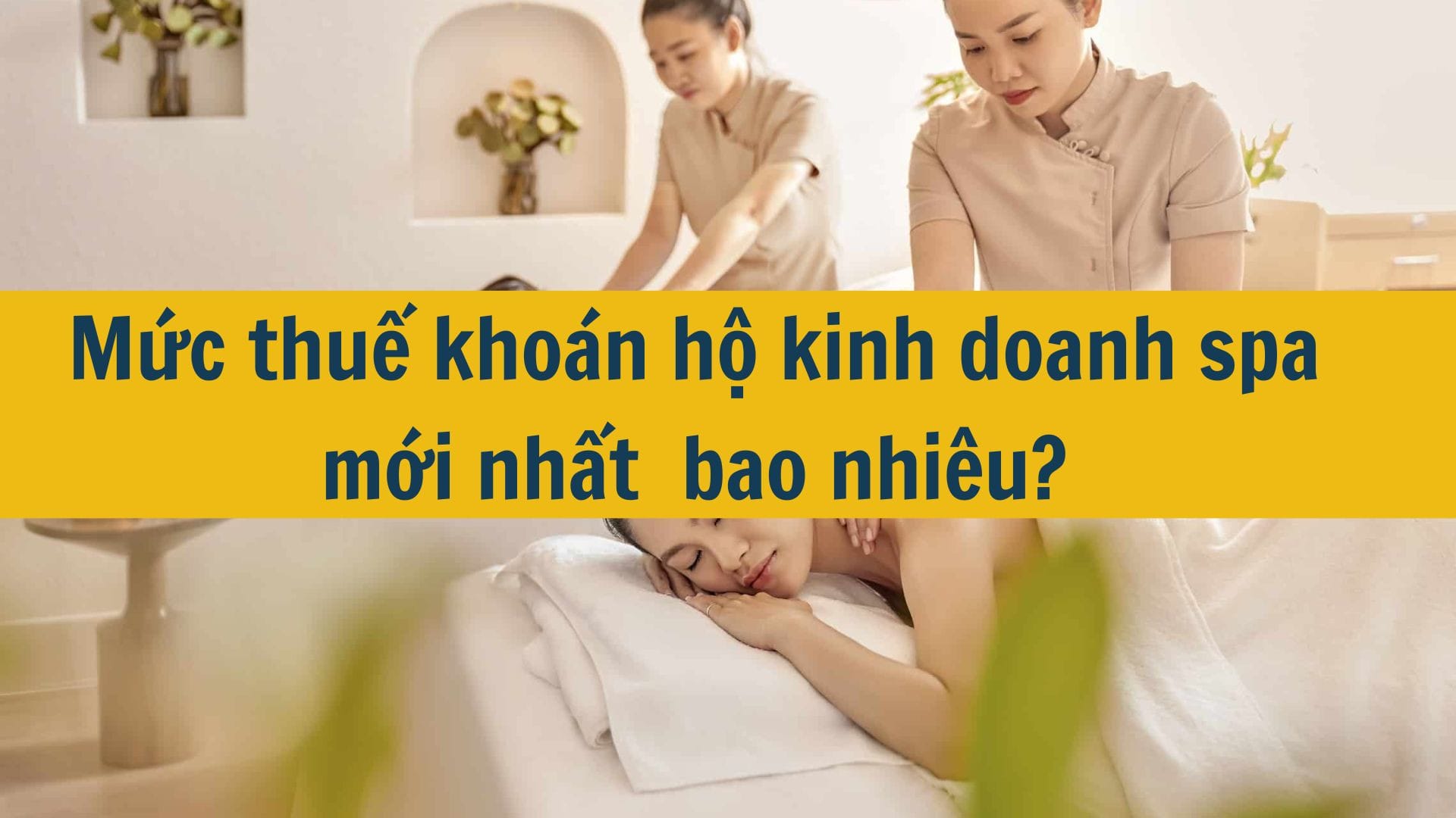 Thuế hộ kinh doanh thẩm mỹ viện