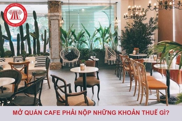 Thuế hộ kinh doanh quán cà phê 2025 Thuế hộ kinh doanh quán cà phê 2025